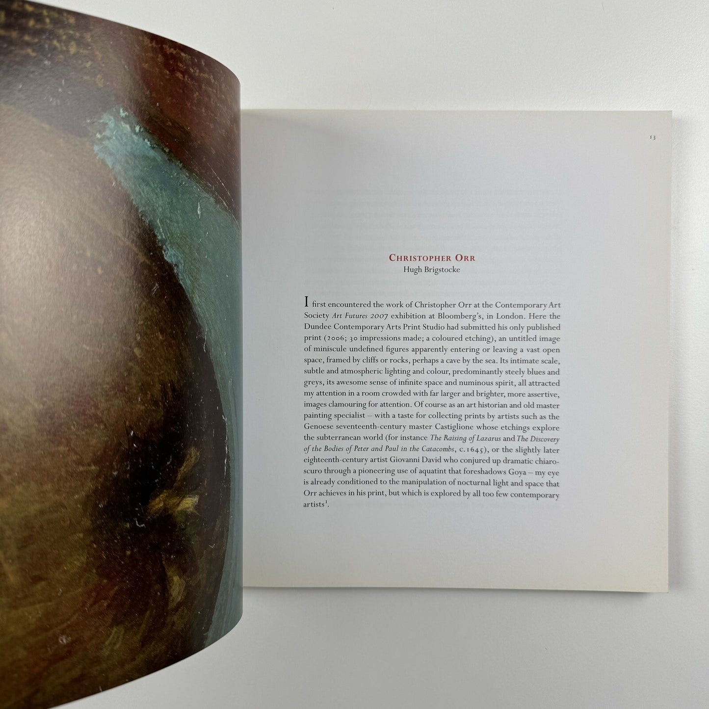 Christopher Orr. Time is the Diamond | ArtSway University College Bournemouth, 2010 catalogue