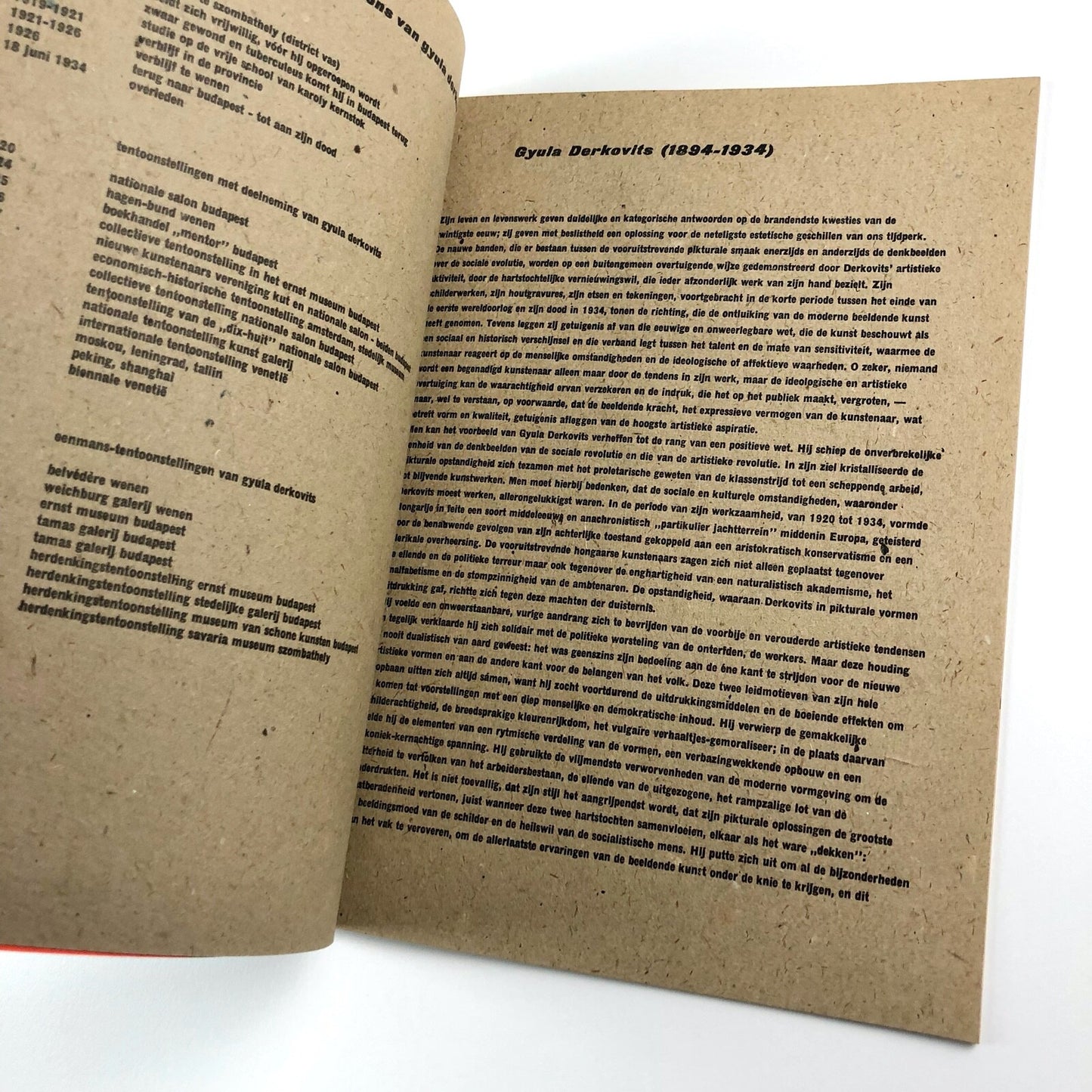 [Gyula] Derkovits | Stedelijk Museum catalogue | Cat. no. 250, 1960