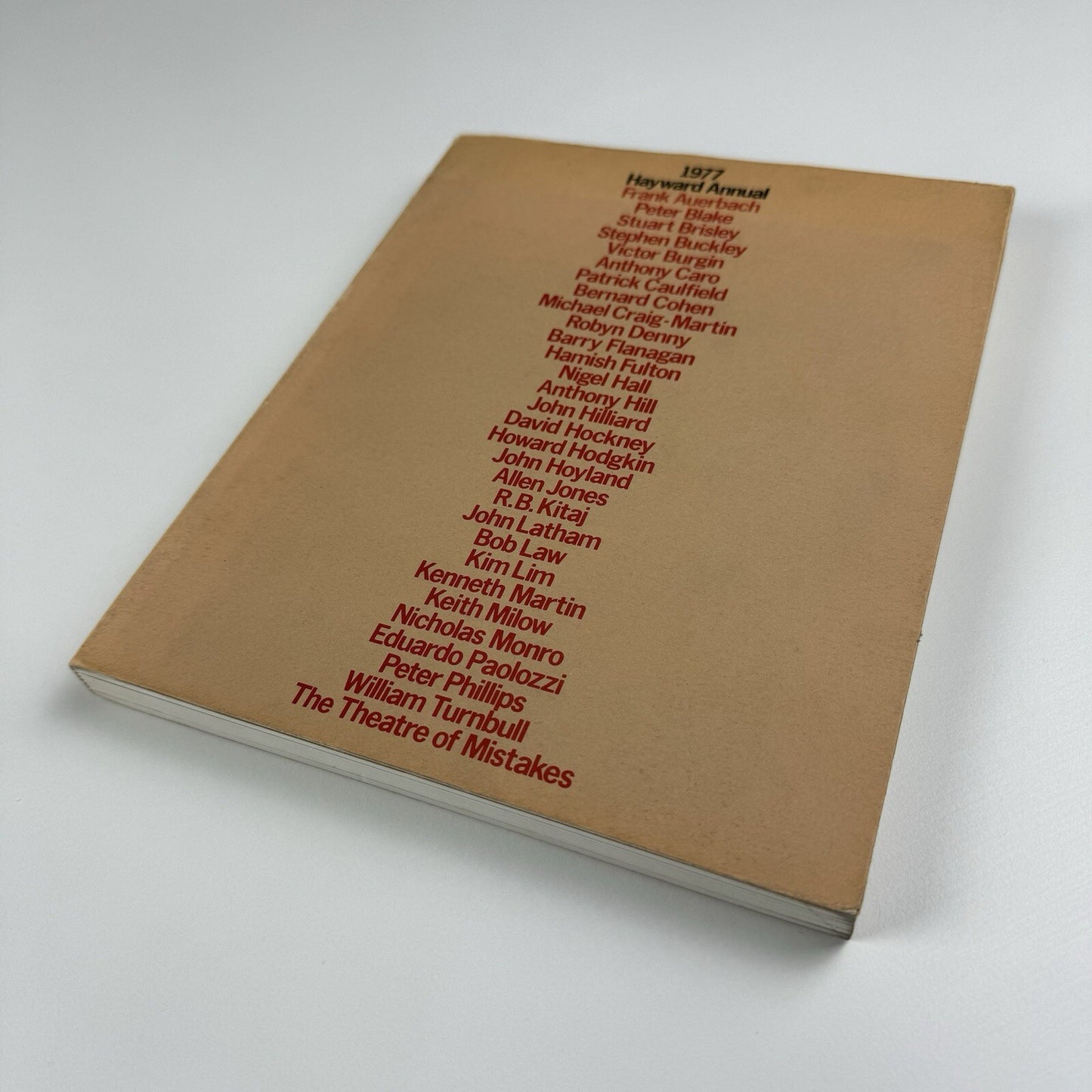 1977 Hayward Gallery Annual | Current British art selected by Michael Compton, Howard Hodgkin and William Turnbull.
