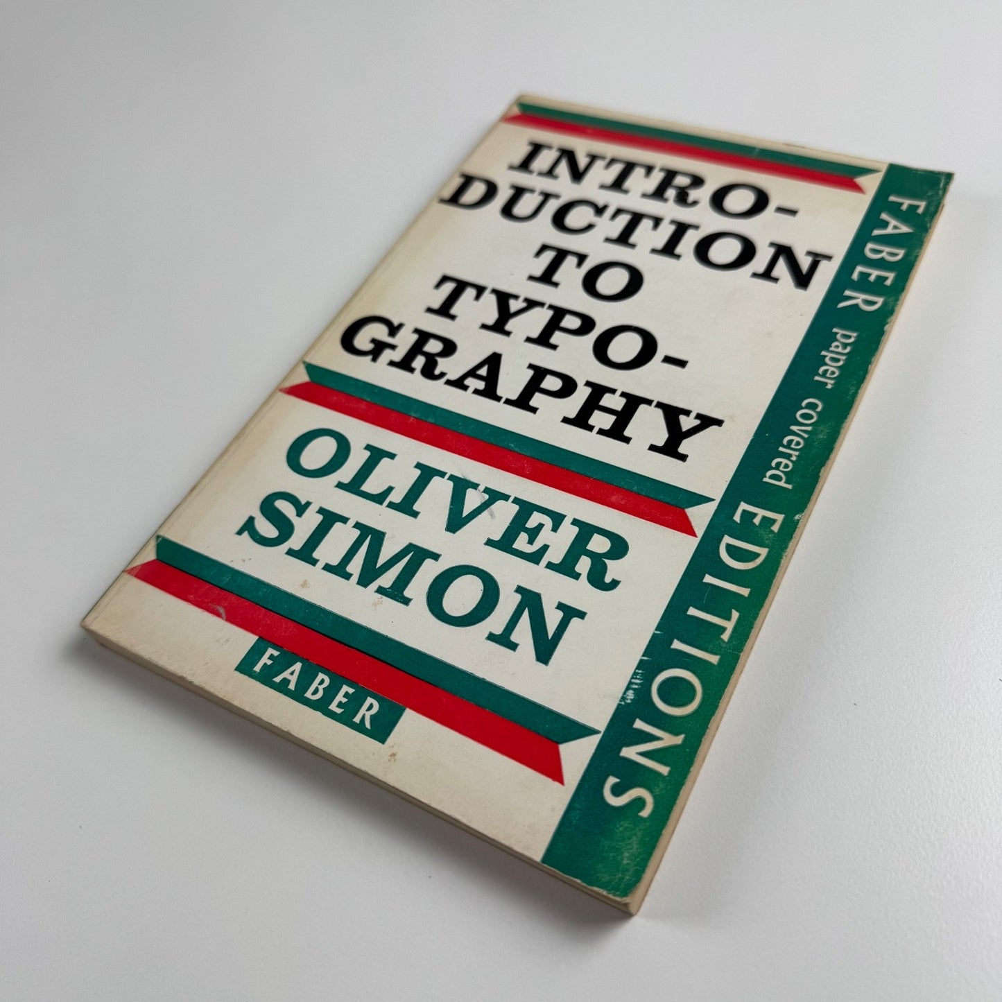 Introduction to Typography by Oliver Simon | Faber & Faber, London, 1963