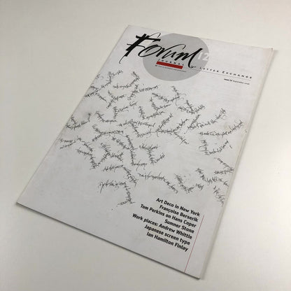 Forum 12 Journal of Letter Exchange | Issue 12 September, 2006 | Art Deco lettering