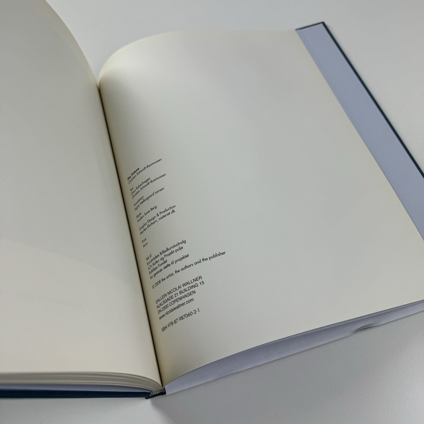 The Future. Christian Schmidt-Rasmussen | Galleri Nicolai Wallner, 2009 catalogue