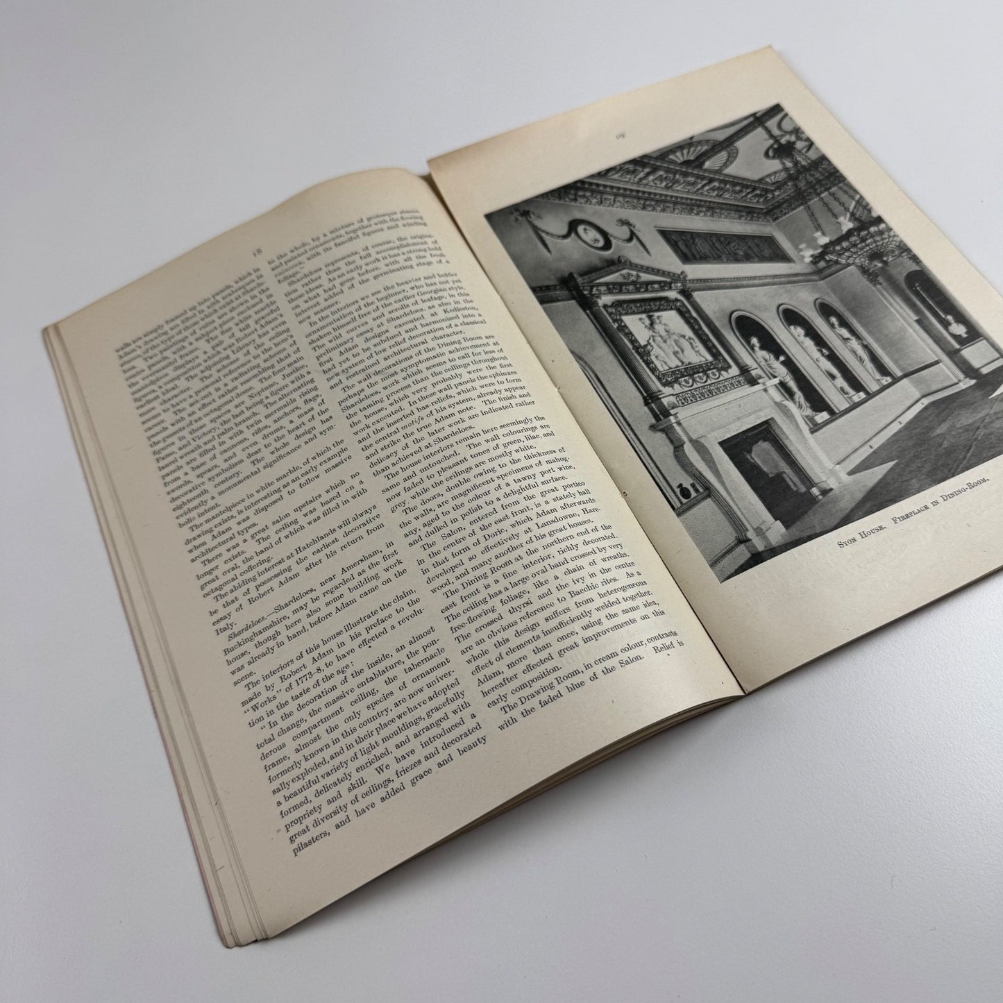 Architecture & Decoration of Robert Adam Sir John Soane by Arthur T. Bolton | Cantor Lectures delivered before the Royal Society of Arts on 3, 10 and 17 May 1920