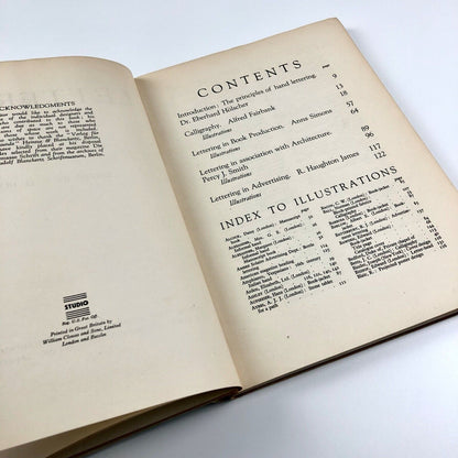 Lettering of today, The Studio | Edited by C.G. Holme | Cover design by Ashley Havinden, 1941