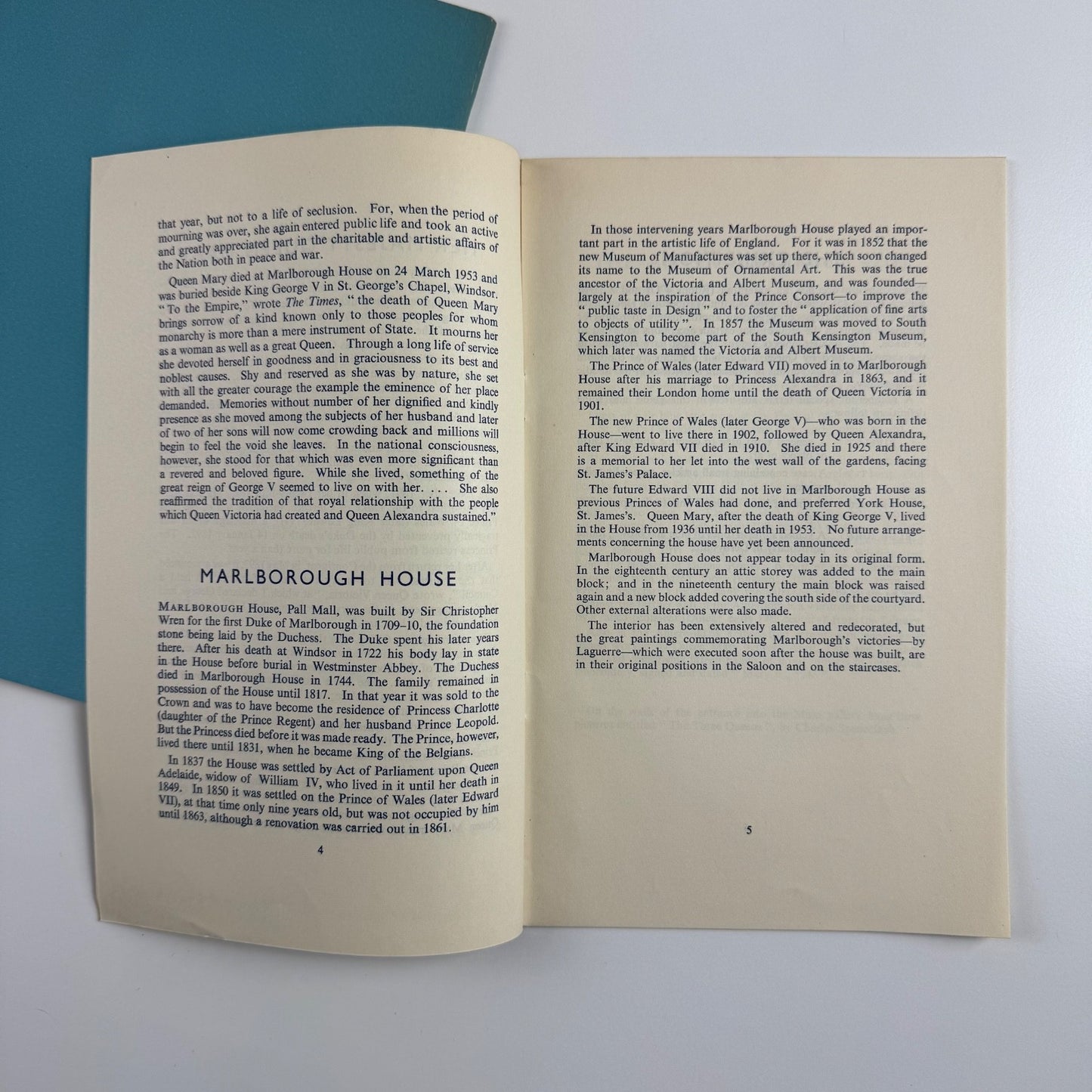 Queen Mary’s Art Treasures | Victoria & Albert Museum, HMSO, 1954 + guide