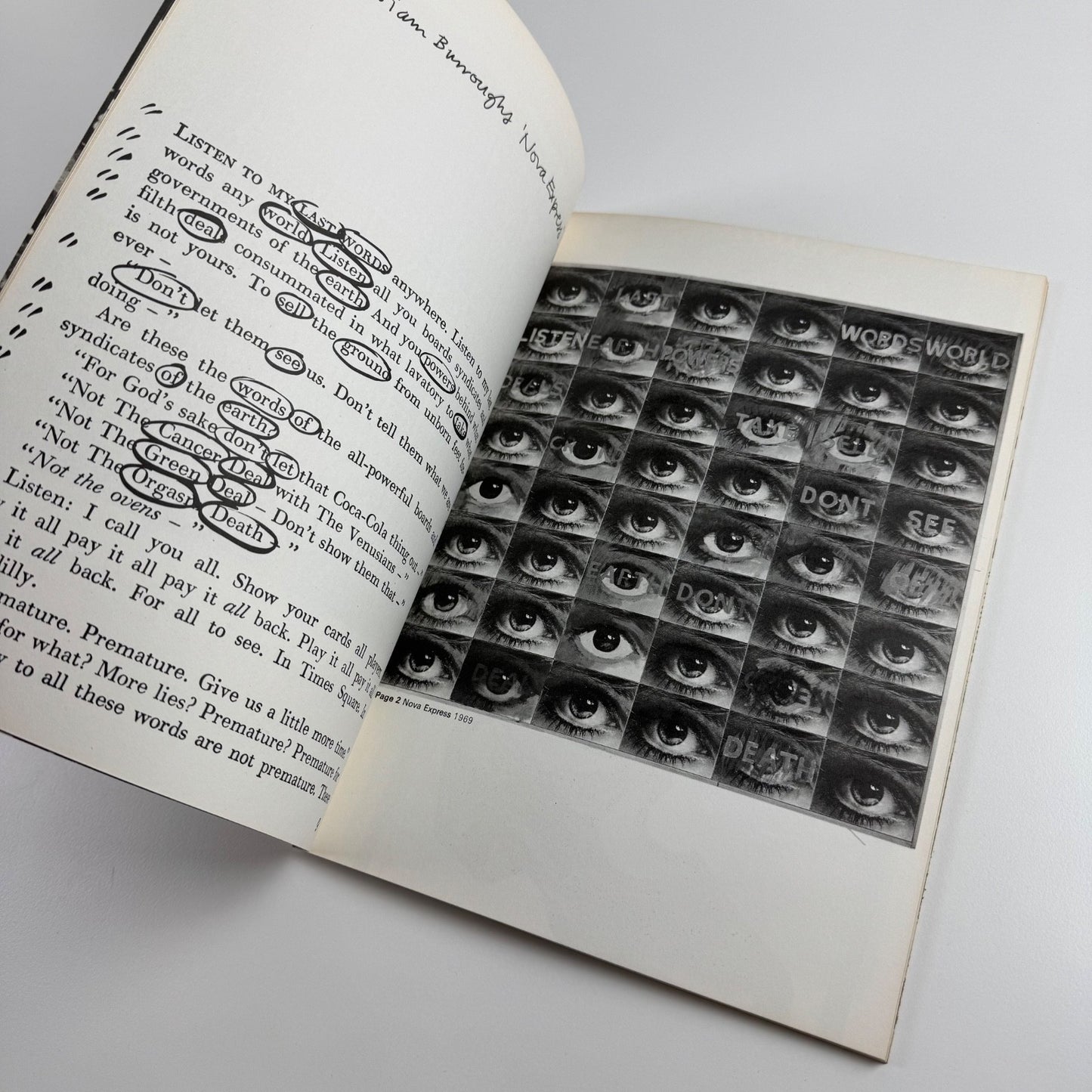 Joe Tilson Pages | Marlborough Fine Art, 1970 cat.269 typography Gordon House