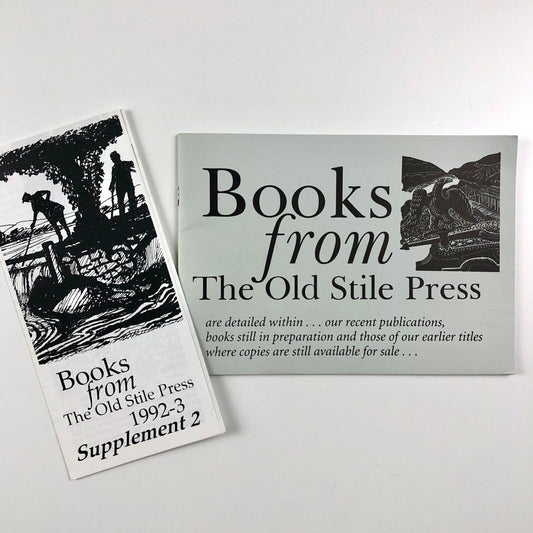 Two pieces of ephemera | The Old Stile Press. Supplement 2 1992-3, 1998 Books