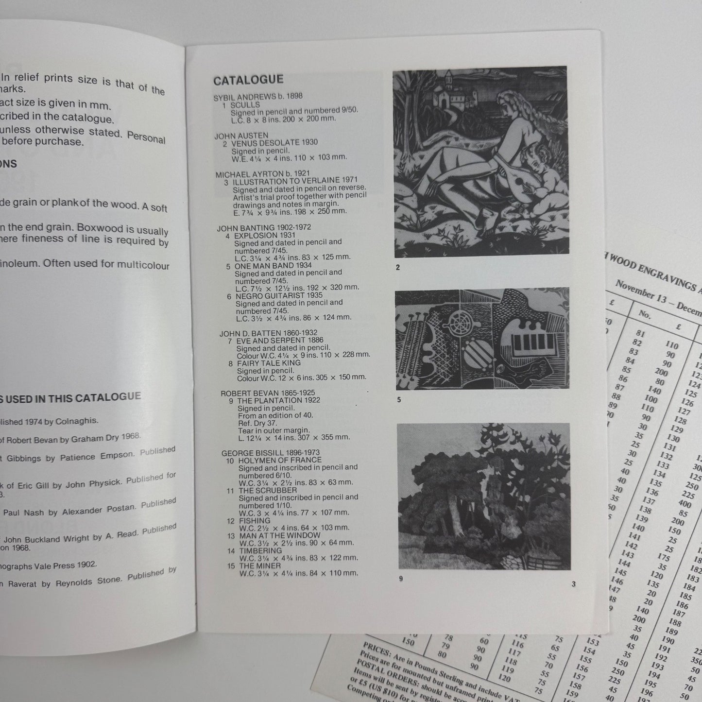 British Wood engravings and other prints 1900-1960 | Blond Fine Art 1980