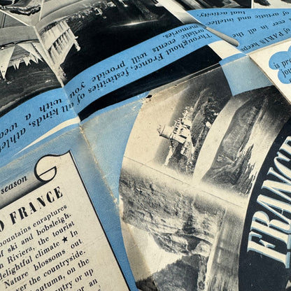 Ephemera x 2 leaflets Grand Hotel Thiers and general France travel mid 20C