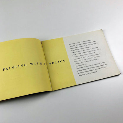 Painting With A Policy | Associated Lead Manufacturers Limited trade brochure | undated, presumably late 1940s-early 1950s