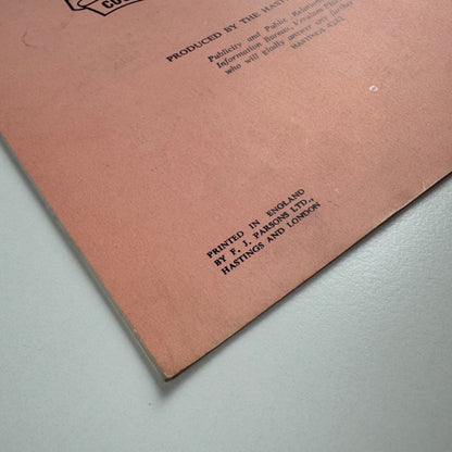 Leaflet Something about Hastings | Hastings Corporation, undated, presumed 1950s