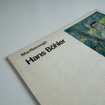 Hans Böhler | Marlborough Fine Art, 1968 catalogue design by Gordon House