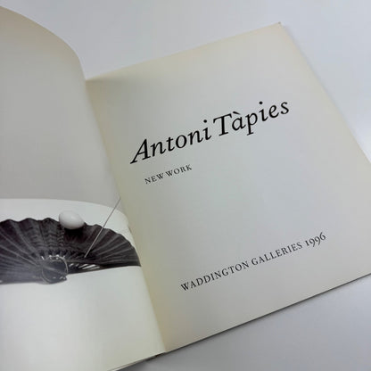 Antoni Tapies. New Work | Waddington Galleries, London, 1996