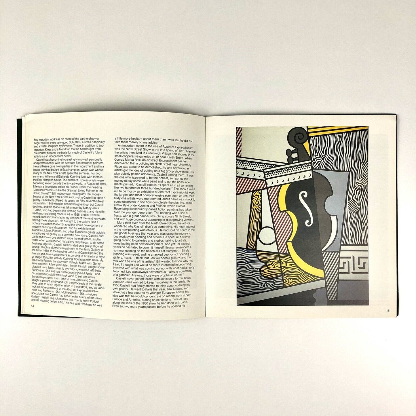 A Tribute to Leo Castelli | Mayor Gallery exhibition booklet, 1985