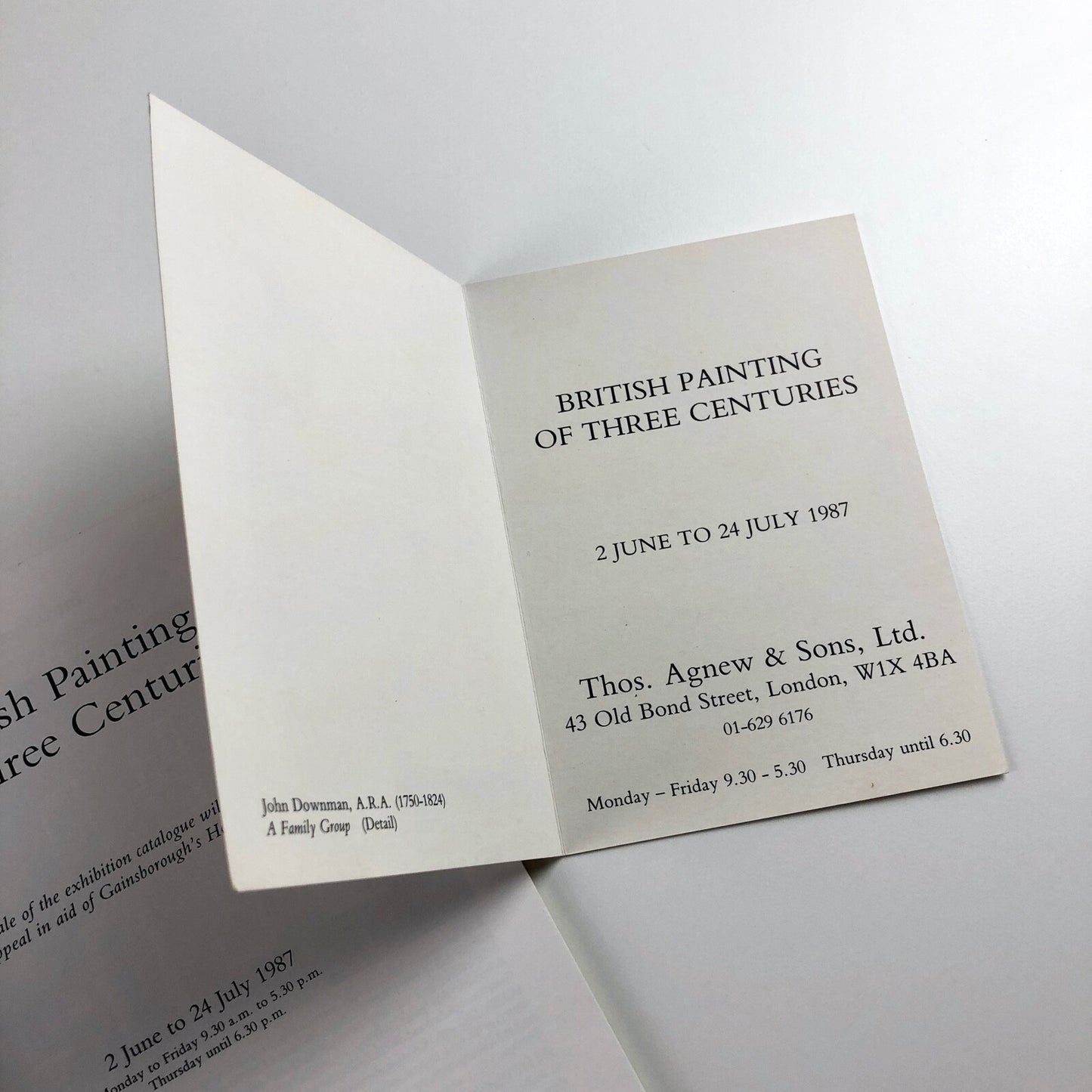 British Paintings of Three Centuries | Thomas Agnew & Sons exhibition catalogue, 1987