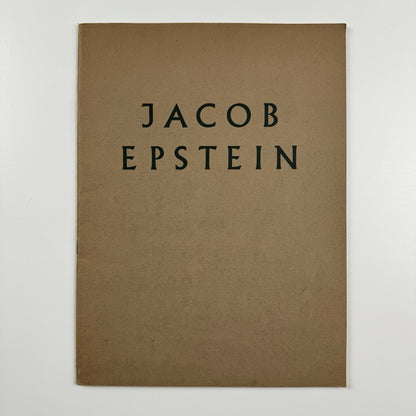 Jacob Epstein | Tate Gallery – Arts Council, 1952