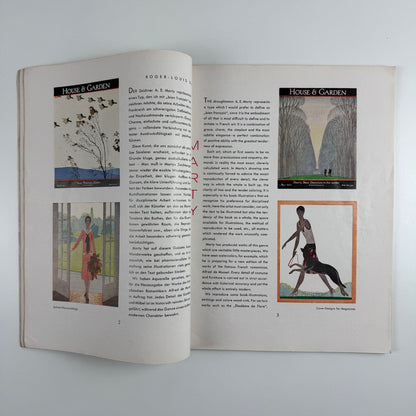 Gebrauchsgraphik International Advertising Art April 1930 Vol 7 no. 4 edited by Professor HK Frenzel