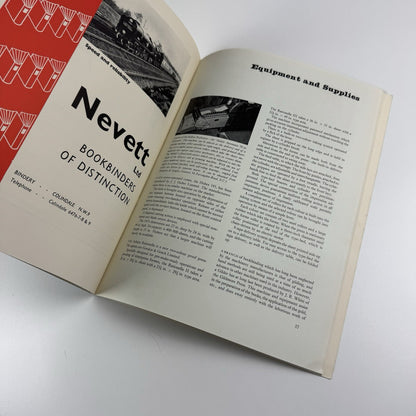 Book Design and Production | Volume 3 No 3 1960 | Printing News Ltd | Ed. James Moran