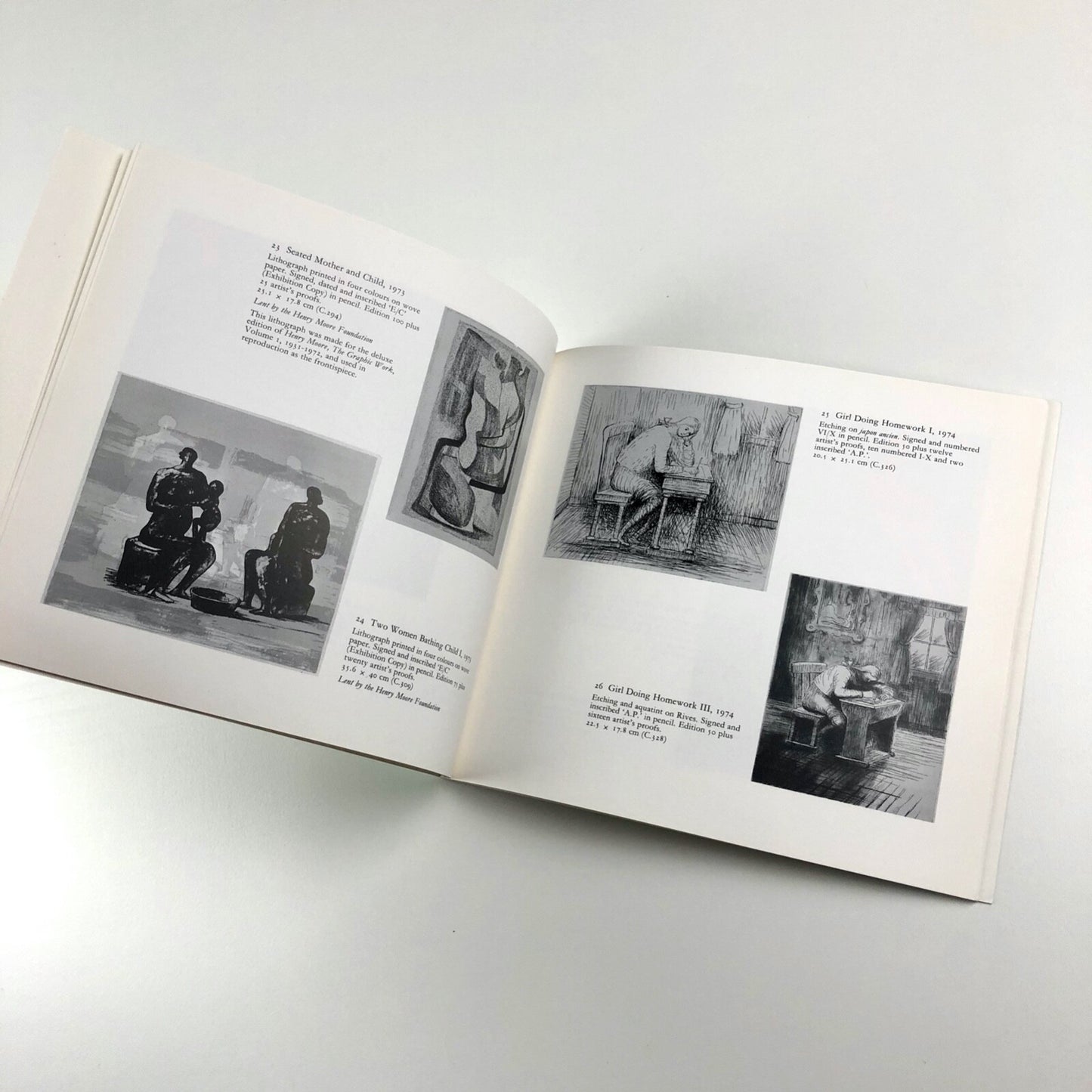Henry Moore: Lithographs, etchings and woodcuts, 1931-1982 | Lumley Cazalet catalogue, 1987