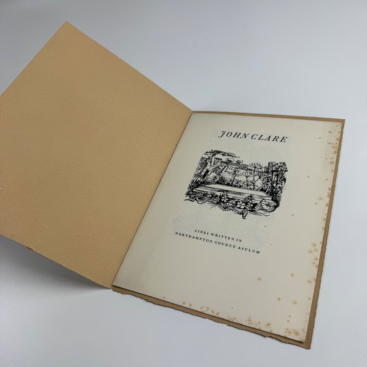John Clare 1793-1864 illustrated by Rigby Graham | Orpheus Press 1959 limited edition