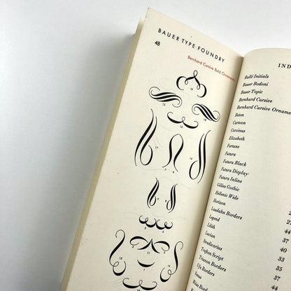 'For Your Guidance' – Bauer Type Foundry type specimen booklet, undated