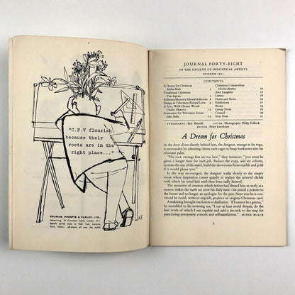 Society of Industrial Artists (SIA) Journal 48, December 1955 | edited by Peter Kneebone | includes article by Misha Black
