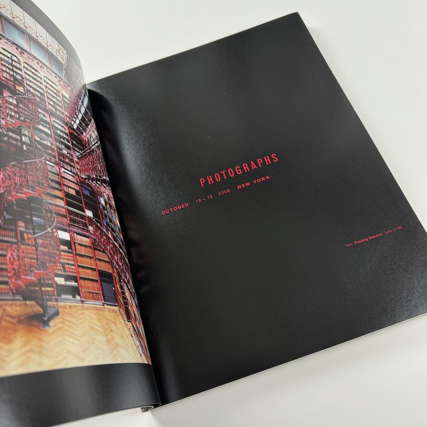 Photographs. Sale catalogue – Phillips de Pury & Company, New York, October 2006