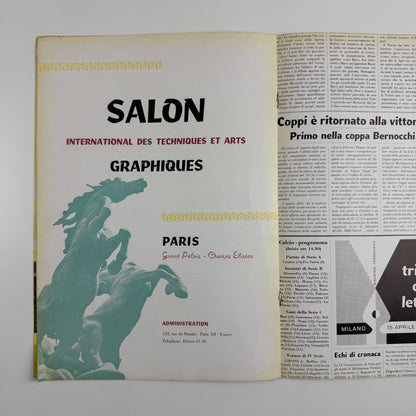 Ritmo type specimen leaflet for Società Nebiolo Aldo Novarase