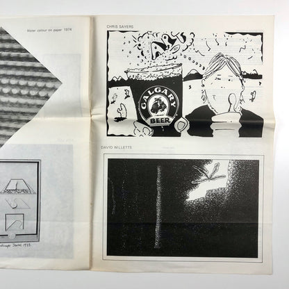 An Exhibition of Work by Artists... | Department of Fine Art, Trent Polytechnic exhibition leaflet, 1975