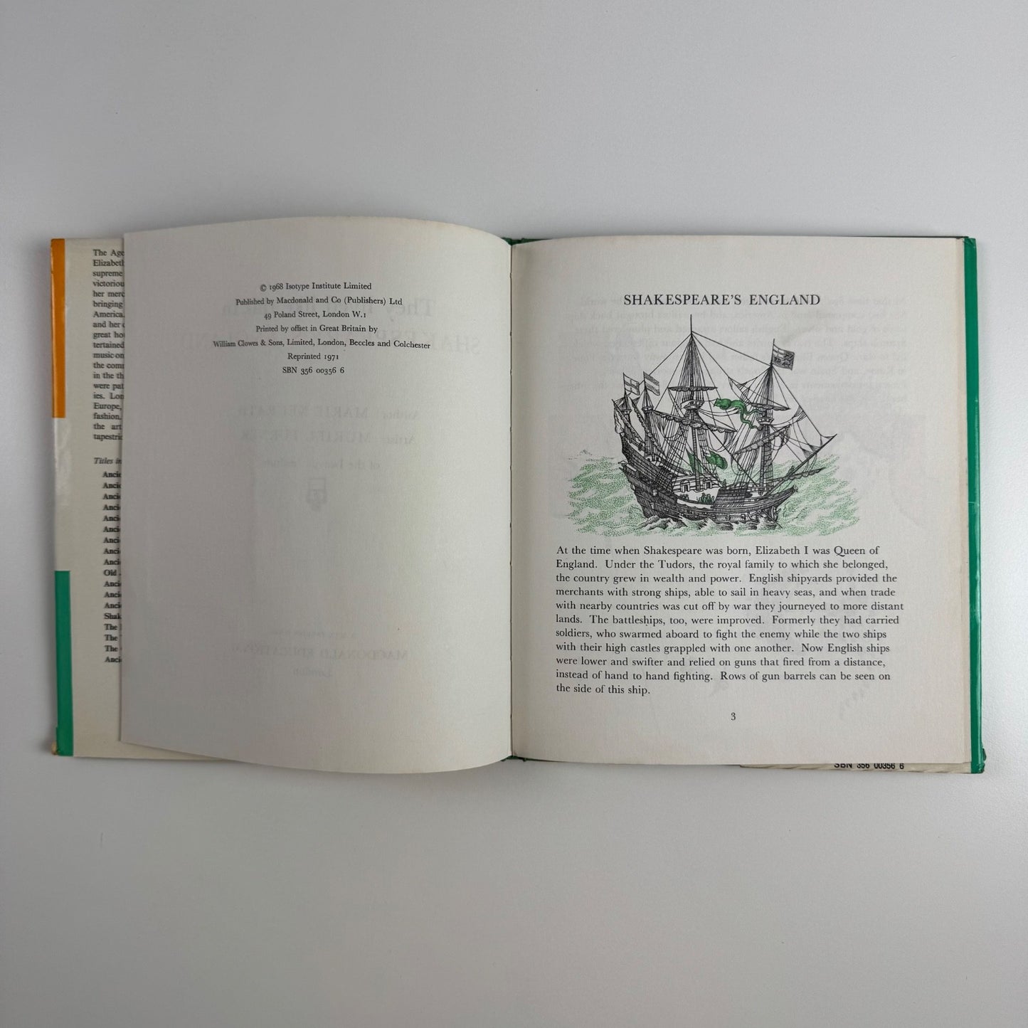They lived like this in Shakespeare's England Marie Neurath Isotype Institute 1971 reprint