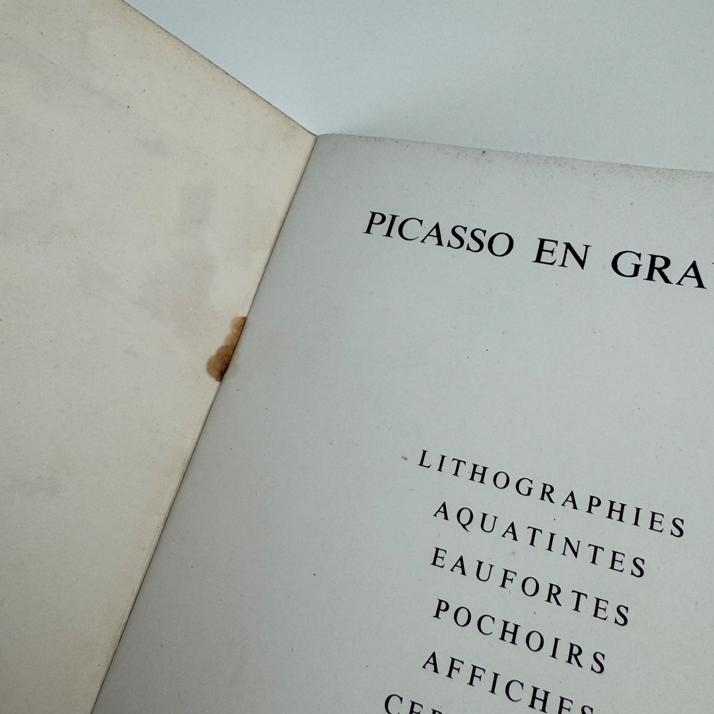 Picasso en gravures | Redfern Gallery, London, 1960
