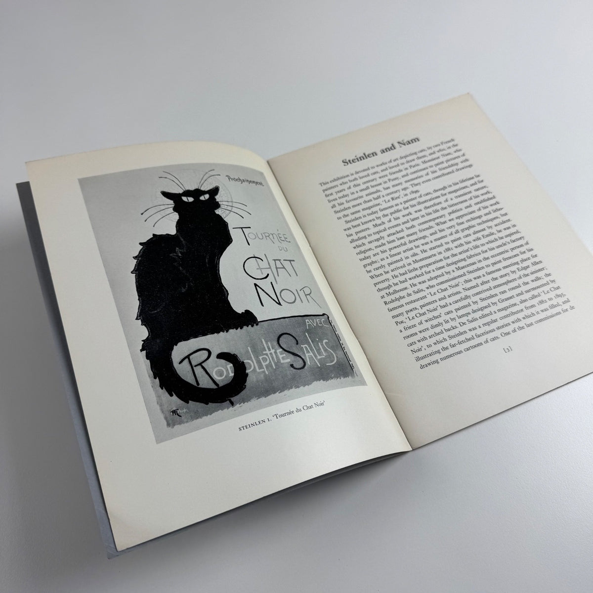 Cats by Steinlen and Nam. An exhibition of paintings, drawings & lithographs | The Ferrers Gallery, March 1971