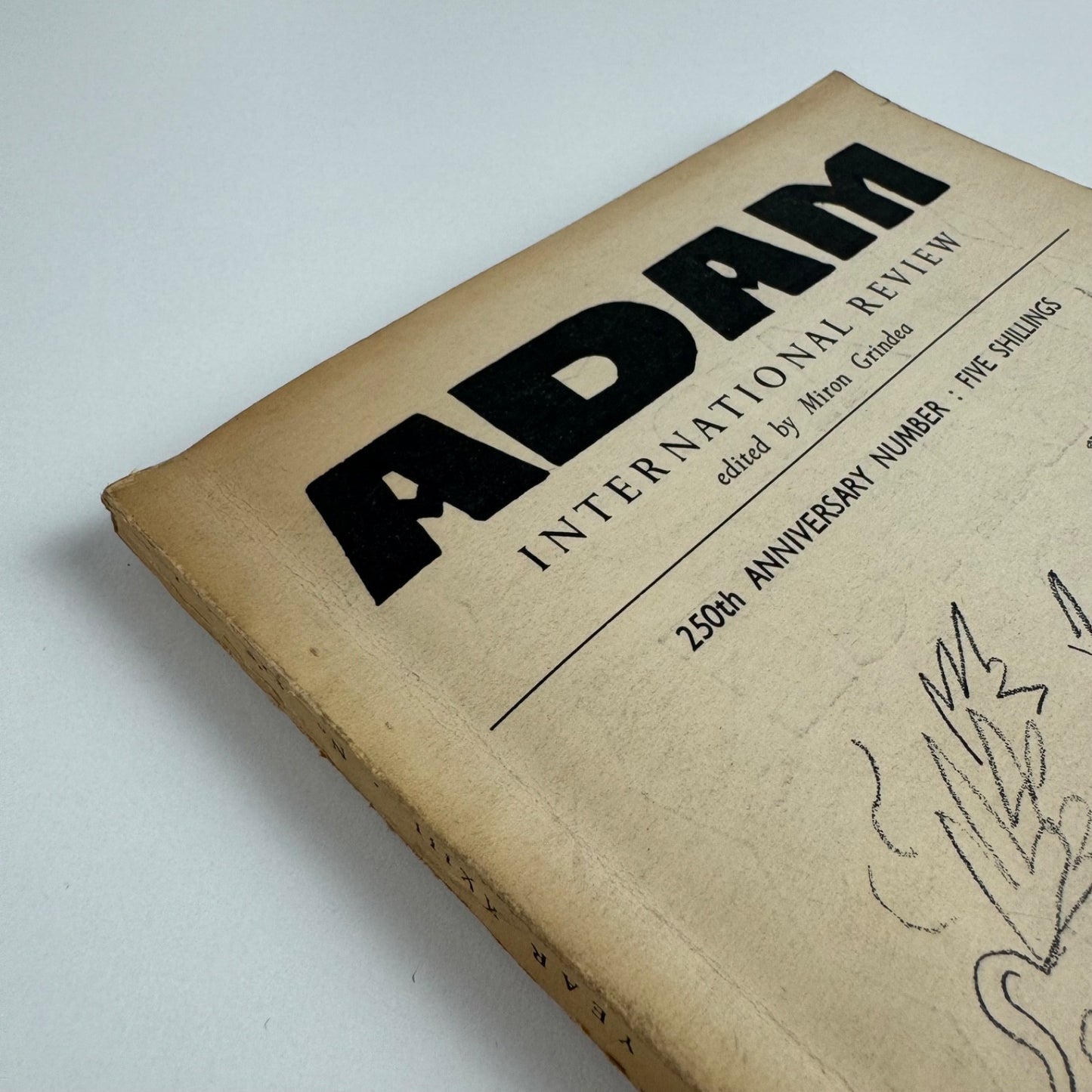 ADAM International Review ed. Miron Grindea. 250th anniversary XXII no. 250 1955