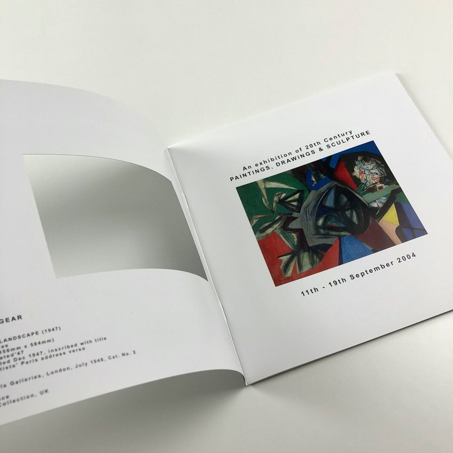Modern British Artists gallery, London | 2004 exhibition catalogue