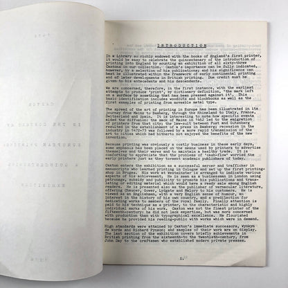 Caxton in the Context of European Printing 1476–1976 | John Rylands Library 1976