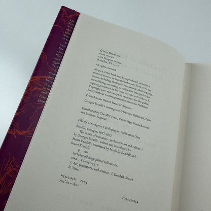 The Cradle of Humanity. Prehistoric Art and Culture by Georges Bataille | Zone Books, 2005