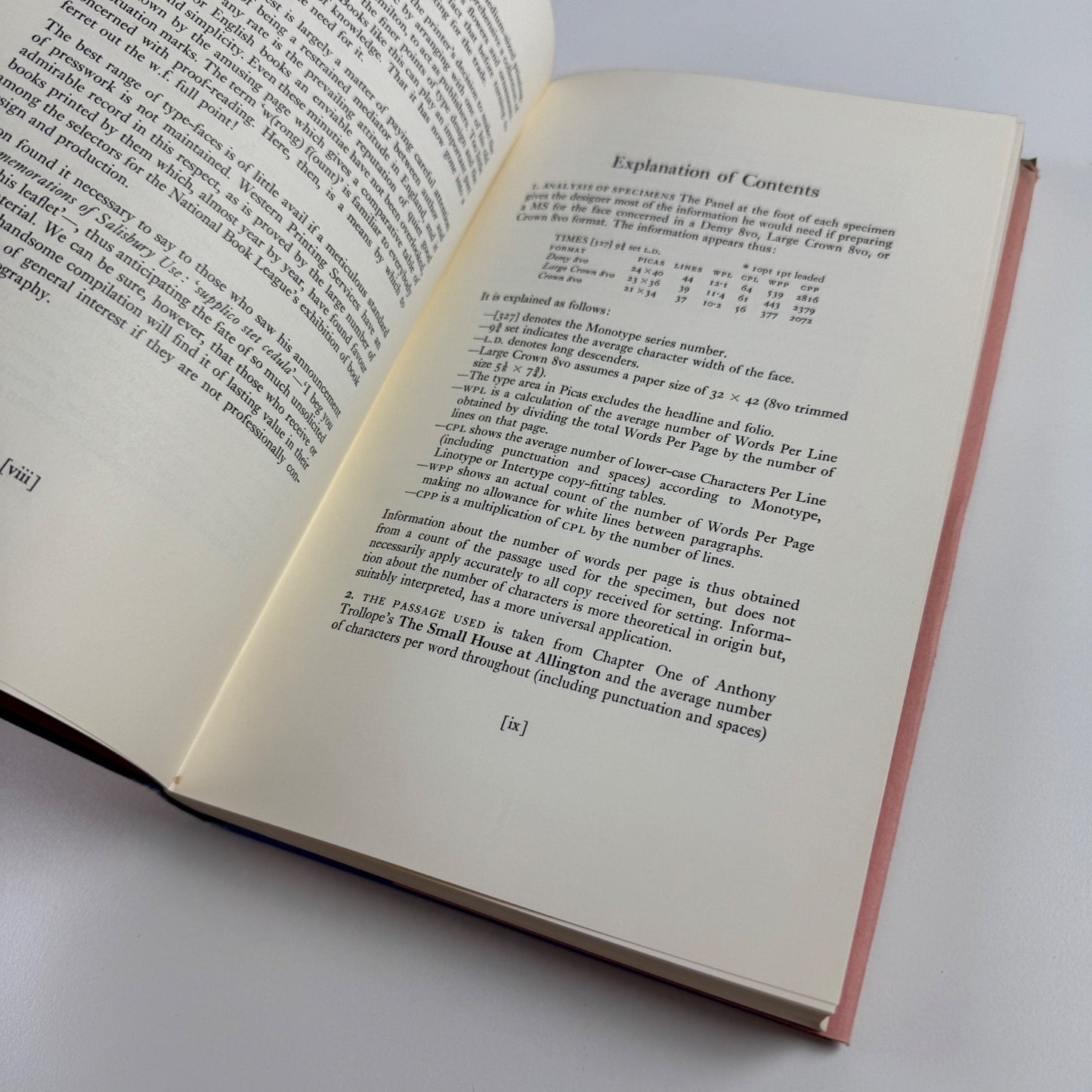 The Western Type Book 194 specimens of typefaces for books Hamish Hamilton 1970 new revised edition foreword by Hans Schmoller