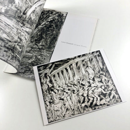 Leon Kossoff. Unique Prints From paintings at National Gallery | Art Space Gallery catalogue and private view invite, 2008