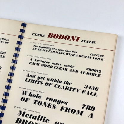 ABCD Caines Type Faces | Type specimen book | W. S. Caines, 1950