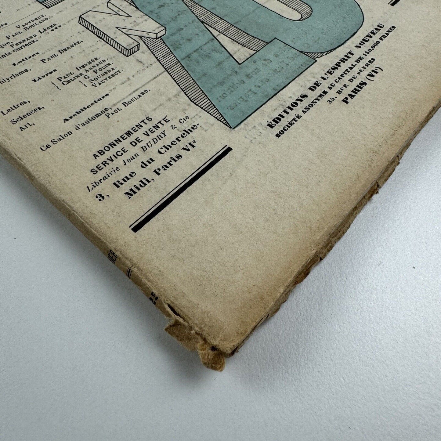 L'Esprit Nouveau journal | Issue No. 28 1925 Amédée Ozenfant and Le Corbusier