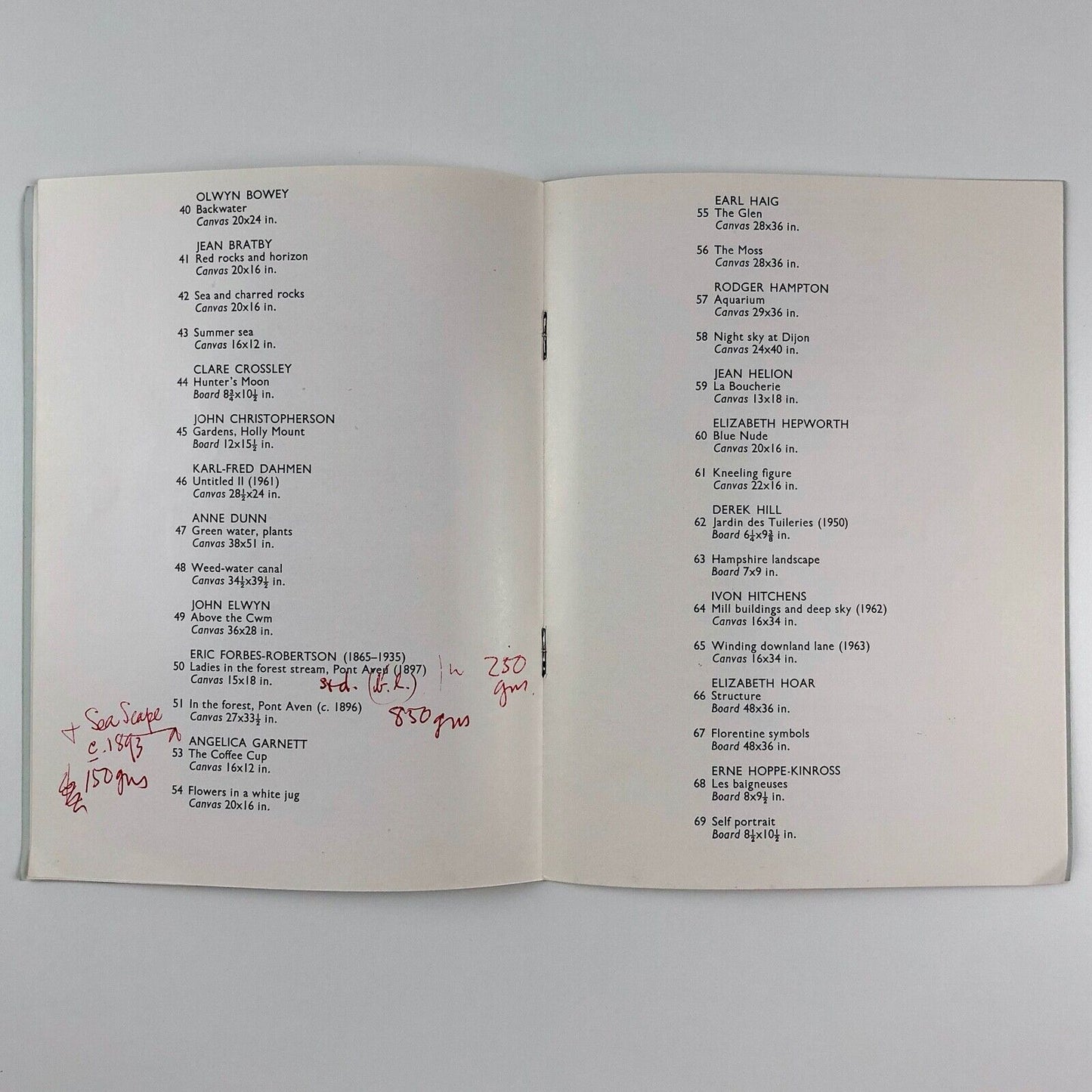 Gallery Group Part 2. The Leicester Galleries, Ernst Brown & Phillips 1954