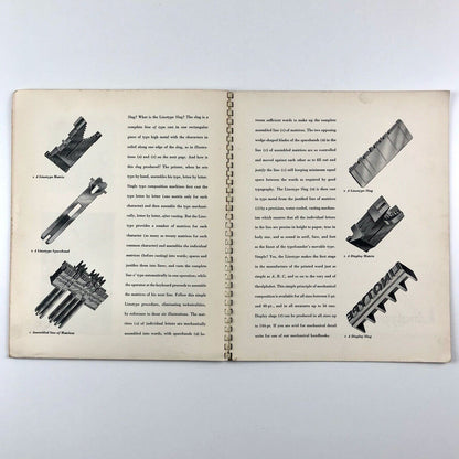 The Printed Word | Typography by Linotype type specimens | Linotype and Machinery