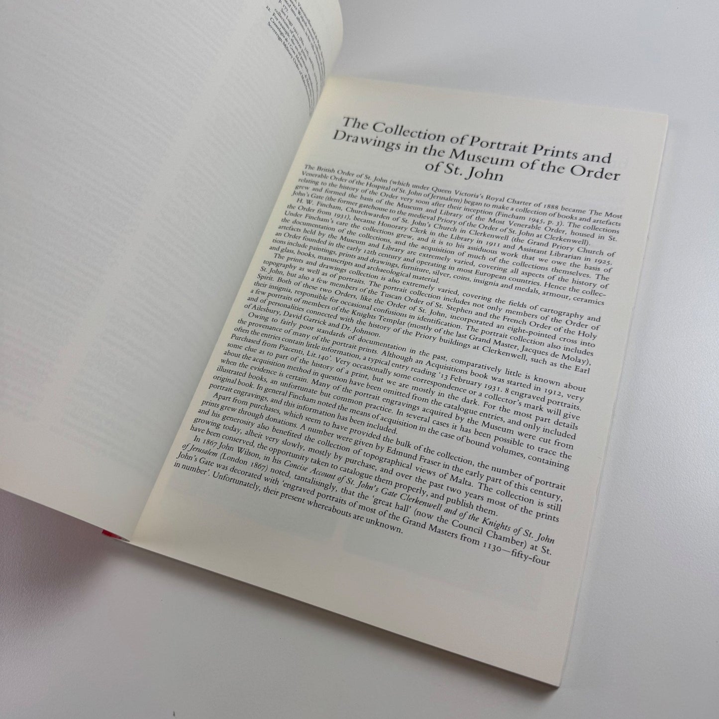 Image of a Knight:  Portrait Prints and Drawings of the Knights of St John in the Museum of the Order of St John by Julia Toffolo, 1988
