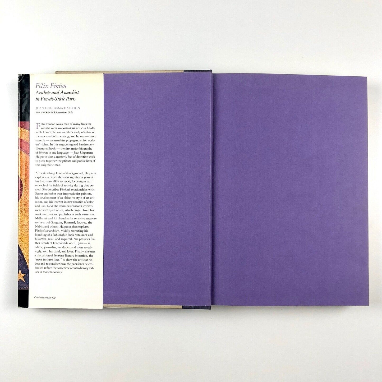 Félix Fenéon, Aesthete & Anarchist on Fin-Siécle Paris | Joan U. Halperin, 1988