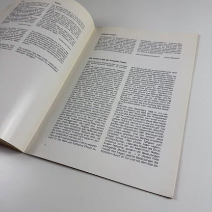 Katharina Fritsch text by Stuart Brisley | Kunsthalle Basel and Institute of Contemporary Arts, 1988
