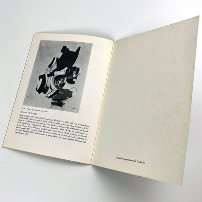 La Nueva Pintura de Espana. Six Contemporary Spanish Painters | Arthur Tooth catalogue, 1962