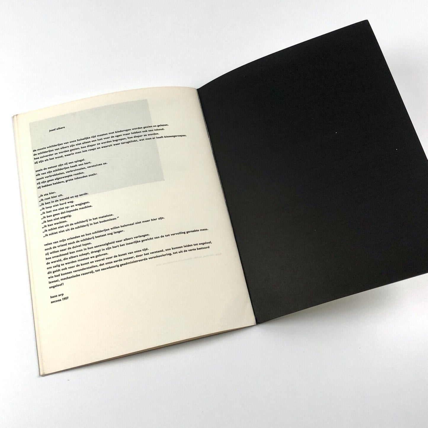 Josef Albers | Stedelijk Museum exhibition catalogue no. 265, 1961