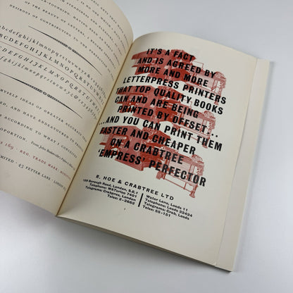 Book Design and Production | Volume 1 No 3 1958 | Printing News Ltd | Ed. James Moran