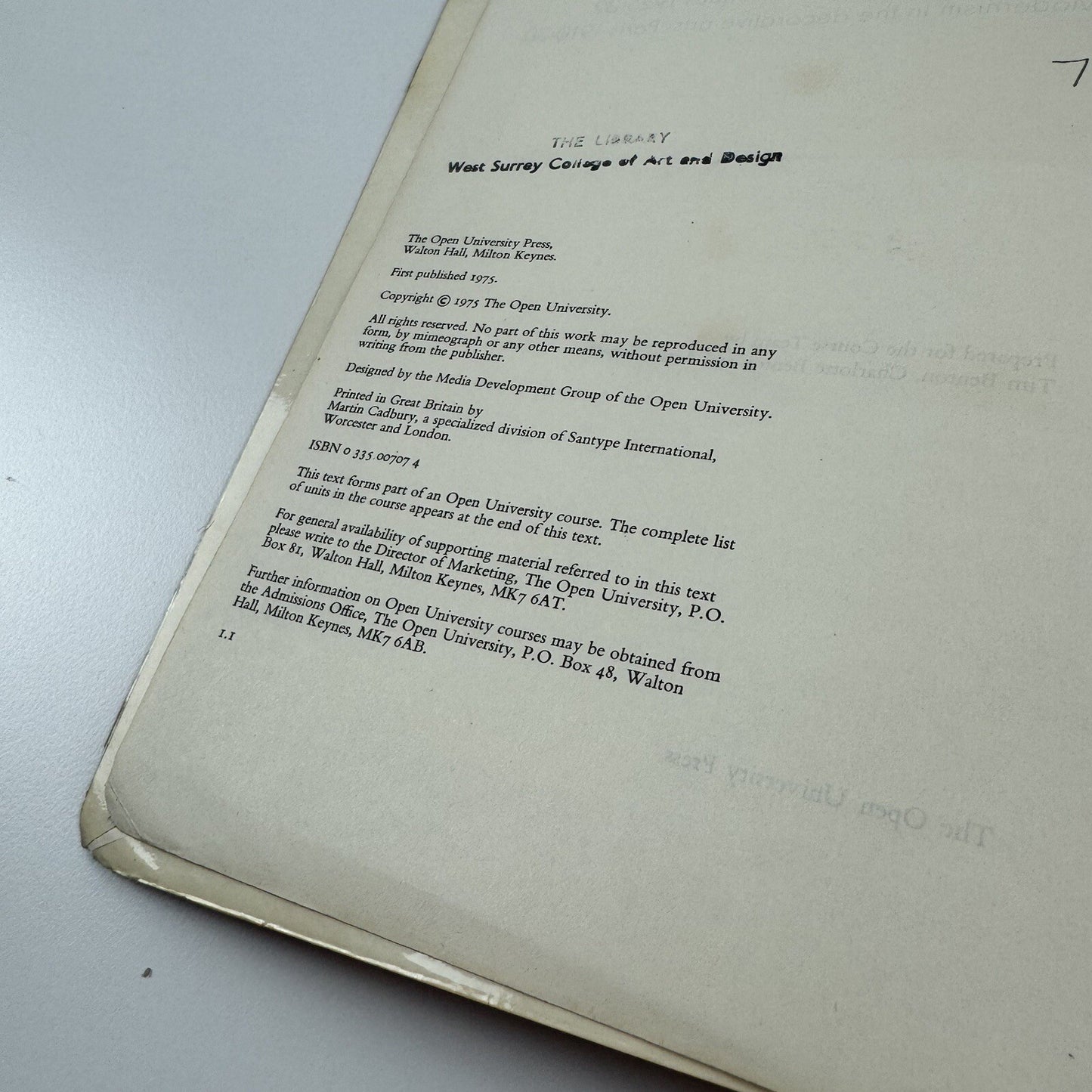 Design 1920’s | Open University textbook | Tim Benton, Charlotte Benton, Aaron Scharf, 1975