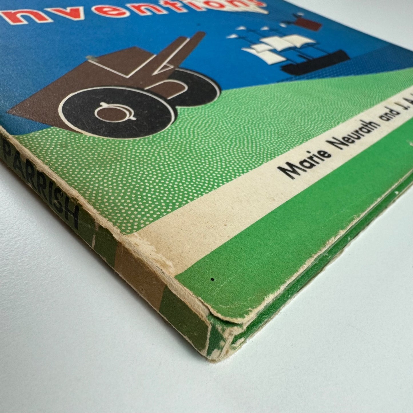 The First Great In Inventions by Marie Neurath and J.A. Lauwerys. Max Parrish & Co Ltd, 1951 Isotype Institute